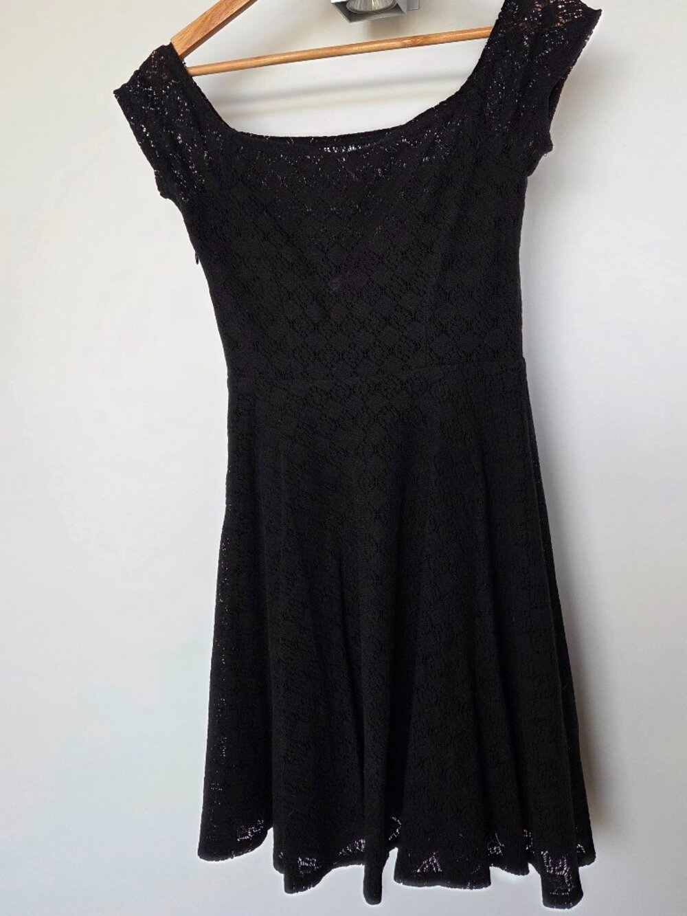 Free People Black off the shoulder dress size 0